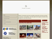 Tablet Screenshot of mathercorp.com
